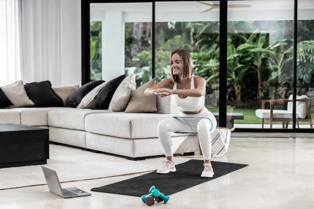 Prepara un espacio en casa para entrenar